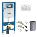 Geberit - pack bati - support geberit duofix up320 + plaque de commande sigma01 blanche ( - sigma01 - ...