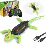 Gecko radiocommand� grimpeur lezard t�l�command� robot jouet qui escalade murs et plafonds avec yeux ...