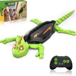 Gecko radiocommand� grimpeur avec yeux led l�zard robot jouet cadeau anniversaire pour enfant gar�ons ...