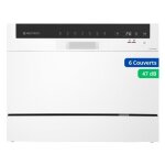 Gedtech - lave vaisselle table top glv6t47wh - 6 couverts - 47 db - dpart diffr