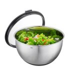 Bol en acier inoxydable - gefu - muovo - 24 cm - 45 l - compatible lave - vaisselle