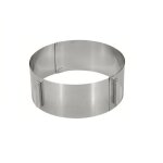 Gefu cercle � g�teaux extensible 14308 avec poign�es 85cm gris