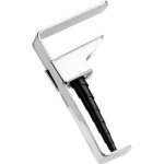 Gefu pince pour nappe pince pour table exstensible nickel�e avec tension ressort lot de 4 22250