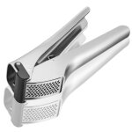 Presse - ail - gefu - garlico - argent - racloir int�gr� - compatible lave - vaisselle