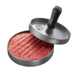 Presse  hamburger - gefu - noir - aluminium - revtement en zinc - poigne en plastique