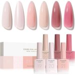 Gel construction uv nail quick builder gel natural colour light pink purple beige coral uv gel polish ...