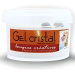 Gel cristal pour bougies - dtm - 150g - transparent - inclus 2 mches - loisirs cratifs