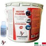 Gelcoat de paraffine blanche  deux composants avec catalyseur de 5 kg pour bateaux de plaisance moules ...