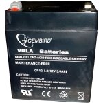 Batterie - gembird - 12v - 5ah - sealed lead acid (vrla) - noir - 16 kg Batterie - gembird - 12v - 5ah - sealed lead acid (vrla) - noir - 16 kg