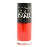 Vernis  ongles - gemey maybelline - colorama - 349 power red - mini vernis - brillance maximale