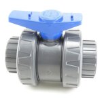  63 mm vanne pvc pour piscine - gamme version 2020 - fitt