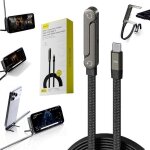 G�n�rique c�ble de chargeur � support invisible avec support charge rapide 240w c�ble usb c c�bles de ...