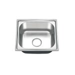 Évier inox rectangulaire - generique - 460x400x200mm - kit dévacuation inclus Évier inox rectangulaire - generique - 460x400x200mm - kit dévacuation inclus