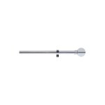 Kit anneau de barre  rideau extensible de 160  300cm chrome stor planet.