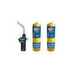 Kit chalumeau pro - fire + 2 bouteilles - super ego - carte de gaz filet 1 1500002772
