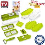 Genius nicer dicer smart set de 13 pi�ces appareil d�coupe - l�gumes mandoline trancheuse cubes tranches ...