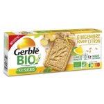 Gerbl bio - sabl citron gingembre bio 132g - lot de 4
