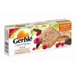 Gerbl - sabl chocolat framboise 140g - lot de 4