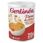 Gerlina soupe minceur lentilles corail curry peu calorique & riche en protines boite de 8 repas
