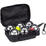 Get & go ensemble jeu de boules vi 6 boules argent 52jv - chr - uni