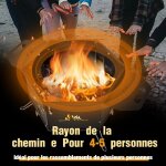 Giantex 2 en 1 barbecue ext�rieur xl avec grill portable au charbon bois avec pieds pliables pour 4 - ...