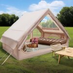 Giantex 63? tente de camping 4 - 6 personnes de trekking tente gonflable portable 4 saisons 300 x 210 ...