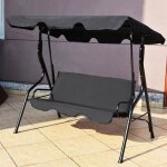 Giantex balancelle de jardin 3 places avec toile imperméable structure en acier pulvérisé grand confort ... Giantex balancelle de jardin 3 places avec toile imperméable structure en acier pulvérisé grand confort ...