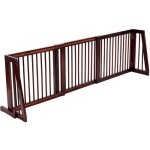 Giantex barrire de scurit extensible en bois massif pour chiens avec 3 panneaux avec structure solide ...