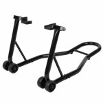 Giantex bquille d?atelier moto universelle pour roue arrire largeur rglable levage moto facile noir ...