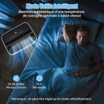 Giantex climatiseur mobile 12000btu - fonction chauffage - minuterie - mode nuit - app - 35m2 - avec ...