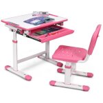 Giantex ensemble bureau et chaise pour enfant avec hauteur réglable et design ergonomique pour apprendre ... Giantex ensemble bureau et chaise pour enfant avec hauteur réglable et design ergonomique pour apprendre ...