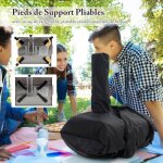 Giantex four � pizza ext�rieur � bois pierre � pizza rotative de 30cm pelle � pizza et thermom�tre sac ...