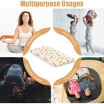 Giantex matelas futon japonais 1 personnes 90x200cm - lit de couchage enroulable de sol et portable avec ...