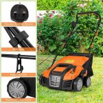 Giantex scarificateur electrique � pousser - profondeur r�glable � 5 positions - 3 hauteurs de poign�e ...