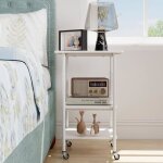 Giantex support dimprimante � 3 niveauxmeuble � roulettes verrouillables pour imprimante avec 2 hauteurs ...