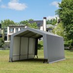 Giantex tente abri garage imperm�able 490x290x245cmtente de voiture cadre en acierportes d�tachablespour ...