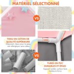 Giantex tente de jeu pour enfant int�rieur et ext�rieurtipi de jardin pour gar�ons / filles avec tapis ...