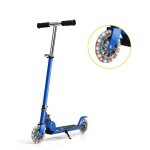 Giantex trottinette scooter pliable avec roues eclatantes led et freinhauteur rglablepour enfants 4 ...