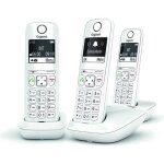 Gigaset tlphone fixe as690 trio blanc