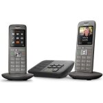 Gigaset tlphone fixe cl 660 a duo anthracite