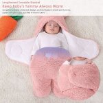 Gigoteuse - bb - turbulette rose - 4 - 7 mois - coton et polaire - multi - usages