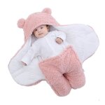 Gigoteuse envelopp�e en forme dours en peluche convient pour les b�b�s de 0 � 6 moisfacile � nettoyer ...