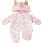 Vêtement pour poupée de 42 à 46 cm : gigoteuse licorne Vêtement pour poupée de 42 à 46 cm : gigoteuse licorne