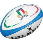 Gilbert ballon de rugby replica - taille mini - italie