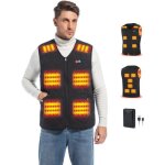 Gilet chauffant pour homme et femme avec batterie externegilet chauffant 3 niveaux temp�rature et 15 ...