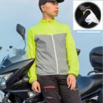 Gilet clignotant vlo gilet signalisation led rflchissant 5 mode avec usb rechargeable tlcommande(gris) ...