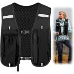 Gilet de course unisexe l�ger et confortable pour homme - gilet de course r�fl�chissant - gilet dhydratation ...