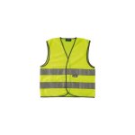 Gilet pour enfant - wowow - jaune fluo - mixte - scurit vtt - visibilit optimale