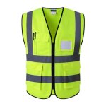 Gilet jaune securite gilet de travail de sécurité haute visibilité avec fermeture éclair et poches (xl ... Gilet jaune securite gilet de travail de sécurité haute visibilité avec fermeture éclair et poches (xl ...
