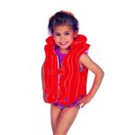 Gilet de natation - deluxe - gilet de natation deluxe orange 3 - 6 ans - orange